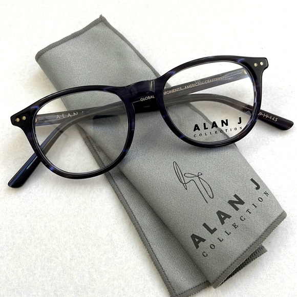 NWT Alan J Glasses AJ-126 with Case and Lens Cloth - Picture 10 of 10